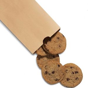 Small Paper <b>Snack</b> Durable Kraft Paper Bags Food Grade Biodegradable Perfect for Shopping Storage Small Trash Cans Paper Bags - Product Image 3