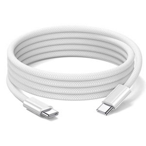 Câble de données Type C vers Type C, charge rapide 240W, en cuivre pur tressé, pour tablette et ordinateur portable - Product Image 2