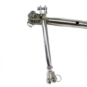 Tendeur en acier à vis de gréement robuste M16 M20 avec crochet à oeil et mâchoire - Product Image 4