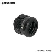 Raccord de refroidissement à eau Barrow à connexion rapide, tube rigide de 14 mm, connecteur de refroidissement liquide pour ordinateur, connecteur tout en cuivre TYKN-K1410 V4