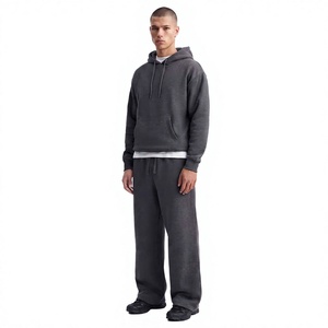 Sudadera con Capucha Personalizada con Logotipo, Ligera, 600 GSM, 100% Algodón, Sudadera de Invierno, Sudadera Holgada, Chándal para Hombre - Product Image 1