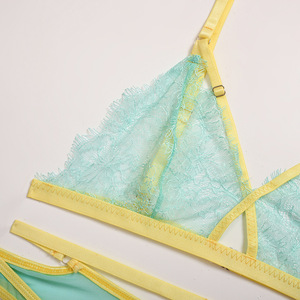 caliente de las mujeres maduras erótico sexy de encaje verde lencería sexy ropa interior transparente - Product Image 5