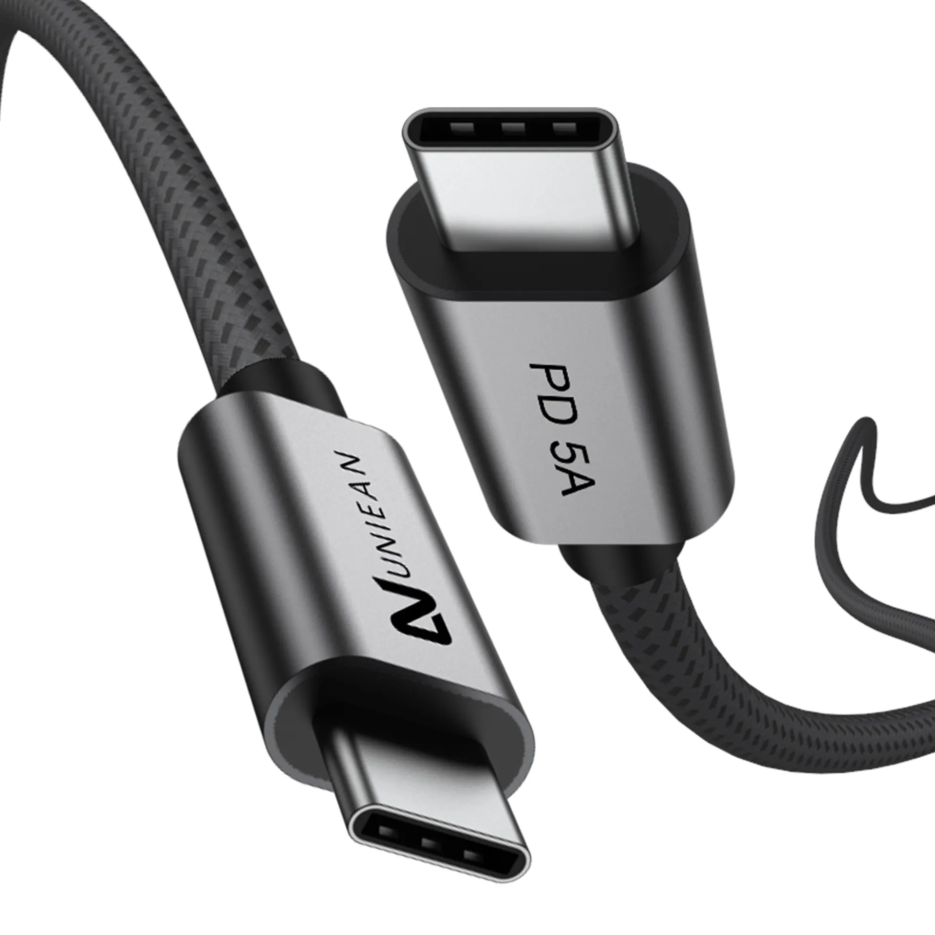 Câble USB-C à USB-C PD100W 3.2 Gen 2 Type C 3FT 6FT avec alimentation pour Apple MacBook Huawei Matebook iPad Pro Chromebook