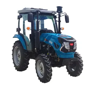70HP 70CV 4WD, precio barato, maquinaria agrícola, tractor agrícola de cabina