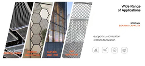 Nhà Máy Giá treo trần kim loại tấm nhôm mở rộng lưới kim loại Trần <span class=keywords><strong>Net</strong></span> - Product Image 6