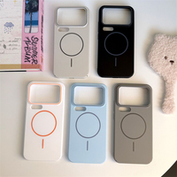 Funda Magnética Rígida Ultrafina de Color Sólido Mate para Xiaomi 17 Pro 15 14 13 Pro Ultra Redmi K80, Resistente a Golpes, Carga Inalámbrica
