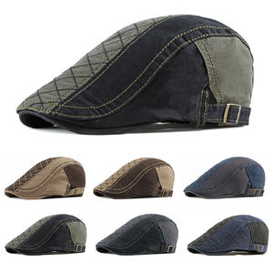 남자의 100% 면 뉴스 보이 아이비 모자 사계절 조절 가능한 아일랜드어 택비 개츠비 모자 - Product Image 2