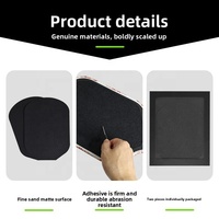 Autocollant de surface pour raquette de pickleball, texture mate, sans résidus de colle, contrôle de la rotation amélioré, protection de la face, remplacement universel
