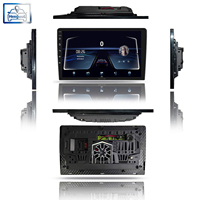 Autoradio Android Hengwell 9/10 pouces 4+4 cœurs avec prise en charge de la caméra de recul, Carplay, FM, écran partagé, WiFi intégré, BT, lecteur DVD de voiture