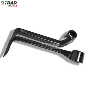 1 Par de Protectores de Manillar Universales de Fibra de Carbono Real para Motocicleta, Accesorios de Protección Segura - Product Image 5