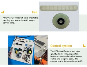 Hvac ướp lạnh nước fancoil cao treo tường fcu cuộn dây Quạt đơn vị cuộn dây Quạt cho khách sạn sưởi ấm và làm mát - Product Image 4