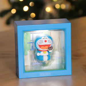 Doraemon A-frame portable cartoon soft eye protection réglable petite veilleuse décoration de bureau lampe de chevet - Product Image 6