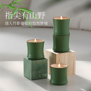 Ceramic Scented Candle Cylinder Shape 7 15 Days Burn Time Home Decoration Christmas Gift - Product Image 4
