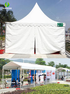 Outdoor High Peak-Event <strong>Tepee</strong> Sun Shelter Pagoda <strong>Tents</strong> With European Style Floor <strong>Tent</strong> Price Prefabricated Cone Shaped Aluminum - Product Image 2