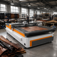 Machine de découpe de tissu CNC en promotion avec caméra de vision et couteau oscillant pour cuir et matériaux flexibles