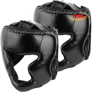 Venta al por mayor Sanda Head Guard Boxeo Casco Ajustable Casco de Boxeo para Entrenamiento Kick Boxing Casco - Product Image 1