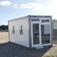 Conception pop-up d'auto-assemblage de petite maison de conteneur plate préfabriquée à faible coût en Afrique du Sud