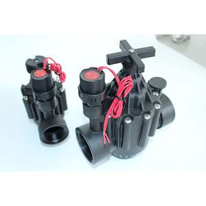 Válvula Solenoide Zanchen AC/DC 220V para Control de Flujo de Agua en Riego, Tipo Piloto con Revestimiento de Goma - Product Image 1