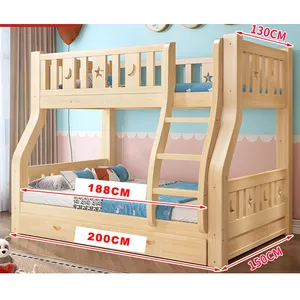 Hot selling multifunctional bedroom used double bunk bed design furniture bunk bed