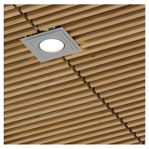 <span class=keywords><strong>Prima</strong></span> Tube profilé carré en aluminium Revêtement de film de décoration d'intérieur Carré en aluminium incurvé en grain de bois roulé - Product Image 5