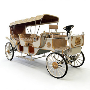 Carruaje Eléctrico de Lujo Personalizado de Alta Gama, Estilo Clásico Real Europeo, con Parasol y Color Personalizado, para Turismo - Product Image 1