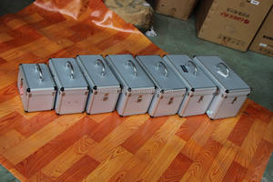 First Aid Medicine Box Caixa mental alumínio Kit de primeiros socorros pequeno para viagens e angency - Product Image 6