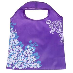 Sac de courses pliable en polyester réutilisable écologique Rpet 190t 210d avec logo, sac de courses pliable en nylon Ripstop - Product Image 2