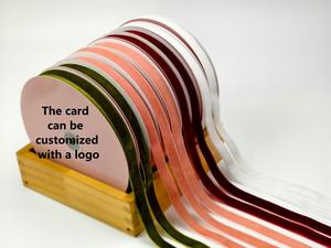 ริบบิ้นกำมะหยี่ทอ (โพลีเอสเตอร์เนื้อแน่นหรูหรา) สำหรับวันวาเลนไทน์ ทำโบว์แฮนด์เมด ช่อดอกไม้ และห่อของขวัญ - Product Image 6