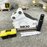 SB30 Hydraulischer Gesteinsbrecher für 2,5-4,5 Tonnen DLS830-9B Bagger Langlebiger Abbruchhammer Direkt ab Werk