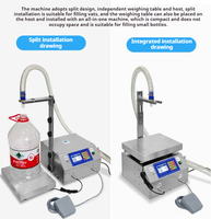 Machine de remplissage et de bouchage automatique TES pour bouteilles d'huile et d'eau, remplisseuse de liquides de petite taille haute précision pour bière et canettes