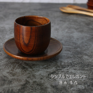 Juego de Tazones de Madera de Jujube de 3 Piezas, Color Sólido, Estilo Japonés, Juego de Comedor - Product Image 4