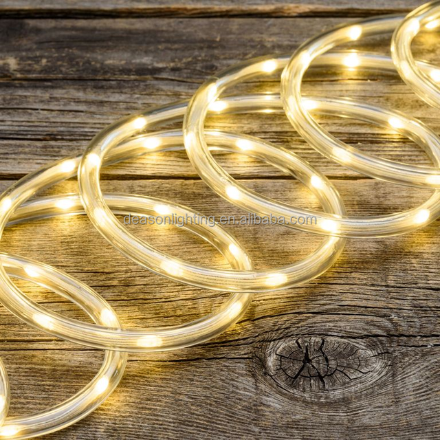 High voltage 110V 220V 360 degree light line multicolor outdoor waterproof rainbow tube rope light for Christmas LED light strip