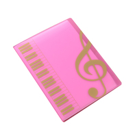 2025 dossier de musique papier Documents support de stockage feuille vierge fichiers plastique 40 80 poche musique chorale stockage