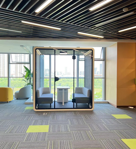可移动私人隔音工作舱便携式隔音小屋办公室吊舱电话亭小型隔音亭 - Product Image 6