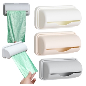 Bolsa de basura Caja de almacenamiento Contenedores Cocina Bolsas de basura de plástico Organizador Cocina Bolsa de basura Dispensador Estante de almacenamiento - Product Image 1