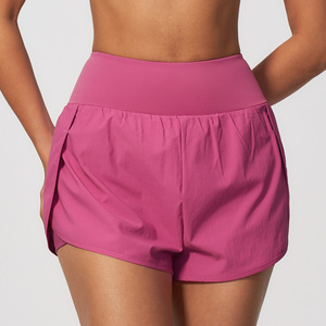Shorts de yoga personnalisés <span class=keywords><strong>avec</strong></span> <span class=keywords><strong>poche</strong></span>, respirants, pour la randonnée, la course à pied, le cyclisme, vêtements décontractés pour femmes, vêtements de plein air - Product Image 3