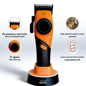 Nuevas Máquinas de Barbería Eléctricas Profesionales de Alta Potencia sin Escobillas con Cuchilla Echo para Corte de Pelo y Acabado de Precisión - Product Image 2
