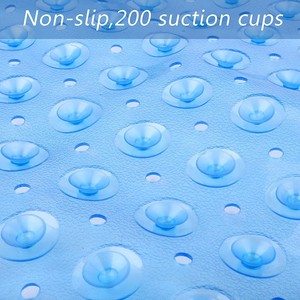 Alfombrilla Antideslizante para Bañera y Ducha, Moderna, de PVC Sólido, 100x40cm, con Ventosas, Fabricada a Máquina, Superventas - Product Image 5