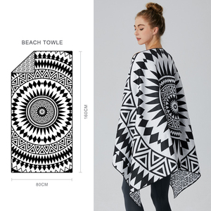 Toallas de Microfibra Personalizadas con Logotipo sin Arena, Secado Rápido, para el Mercado Europeo, Toallas de Playa, Recuerdo Turístico, Toallas de Baño - Product Image 5