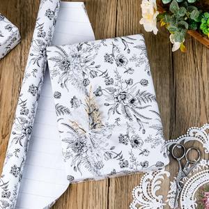 Floral <b>Pattern</b> Gift Wrapping <b>Paper</b> Double-Sided Art <b>Paper</b> 80GSM Roll Eco-Friendly for Craft and Gift Packaging - Product Image 1