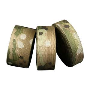 Sangle tactique personnalisée à impression numérique, diverses spécifications, sangle de ceinture tactique en nylon polyester jacquard robuste de couleur verte - Product Image 4