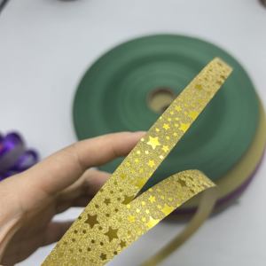 3 #   Cinta Metálica Brillante de 5/8 Pulgadas a Precio de Fábrica para Manualidades, Decoración Festiva y Suministros para Hacer Ramos de Flores - Product Image 4