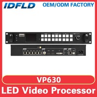 Processeur vidéo pour affichage numérique LED Huidu HD-VP630, contrôleur d'écran LED couleur HUB75 DIP SMD RGB pour mur vidéo LED