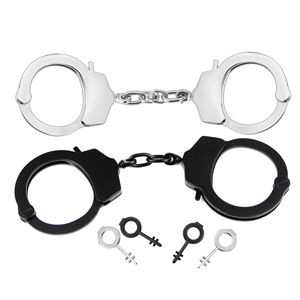 BDSM Game Adult Sex Toy Zinc Alloy Sexy Handcuffs Ankle Cuffs Collar Couples Whip Bondage <strong>Hood</strong> - Product Image 3