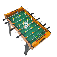 Table de baby-foot classique E1 en MDF de 28 pouces, table de football durable avec 8 tiges en acier inoxydable, conforme à la norme ASTM