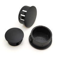 Bouchon de trou en nylon moulé par injection Capuchons ronds en plastique de 30mm de type enfichable pour une installation facile