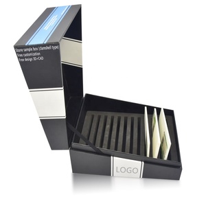 Chất Lượng Cao Tùy Chỉnh Đá Thạch Anh Đá Cẩm Thạch Sàn Đá Hoa Cương Hiển Thị Mẫu Trường Hợp Và Hộp Cho Gạch Mẫu Bao Bì Hộp - Product Image 1