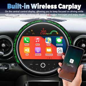 Radio con GPS para Auto, Navegación, Carplay, Pantalla de 9 Pulgadas, Android 12, 256GB, para BMW Mini One Cooper R55 R56 Peaceman Clubman 2007-2010 - Product Image 4