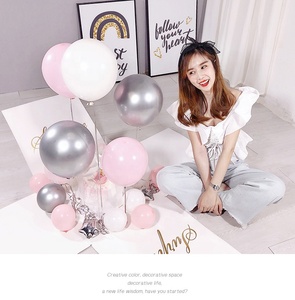 Boîte Cadeau Surprise 50x50cm Anniversaire <span class=keywords><strong>Confession</strong></span> Saint-Valentin Boîte Cadeau Surprise Explosion de Ballons - Product Image 5