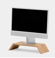 Présentoir d'ordinateur chaud étagère de bureau en bois massif Support bureau à domicile cadeau accessoires de bureau support de moniteur en bois véritable support de montage